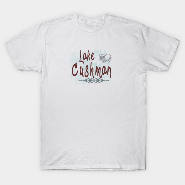 Lake Cushman Washington T-Shirt by artsytee